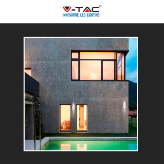 VT-756 Lampada LED da Muro 5W Bianca con Doppio LED SMD IP65 V-Tac