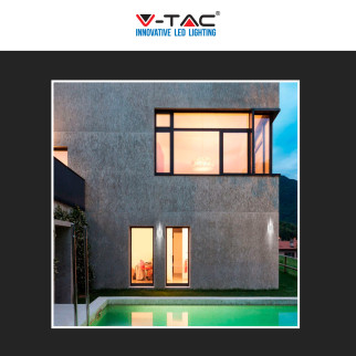 VT-756 Lampada LED da Muro 5W Bianca con Doppio LED SMD IP65 V-Tac