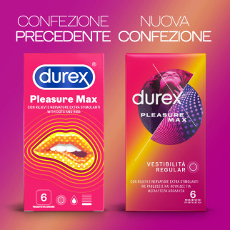 Preservativi Durex Pleasure Max Stimolanti 120 Profilattici