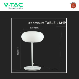 VT-7353 V-TAC Lampada da Tavolo LED 30W Dimmerabile Touch