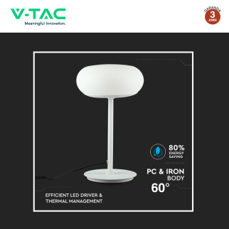 VT-7353 V-TAC Lampada da Tavolo LED 30W Dimmerabile Touch
