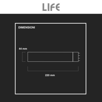 Life Lampadina LED 2G11 4 Pin 10W Tubolare mod. 39.940410C30