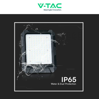 VT-102w Faro LED 15W IP65 Pannello Solare con Sensore Telecomando V-Tac