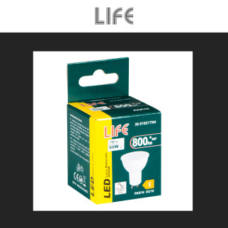 Faretto LED PAR16 GU10 7W SMD Life