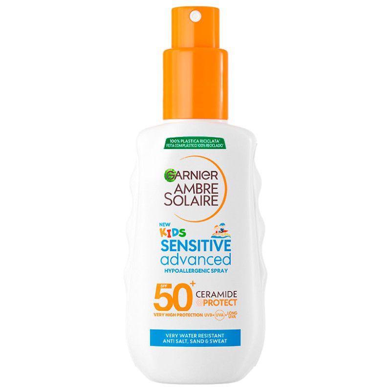 Garnier Ambre Solaire Kids Advanced Sensitive SPF 50+ Spray Protettivo