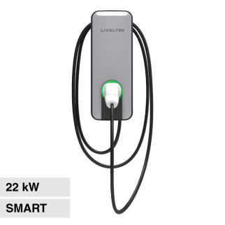 Wall box 22kW Trifase Smart IP54 IK10 con Cavo Tipo 2 Livoltek