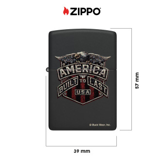 Accendino Zippo mod. 46158 Buck Wear Built to Last
