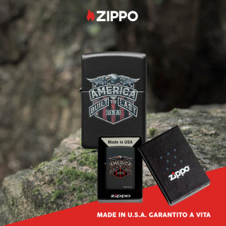 Accendino Zippo mod. 46158 Buck Wear Built to Last