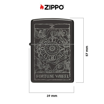 Accendino Zippo mod. 46138 Fortune Wheel Design