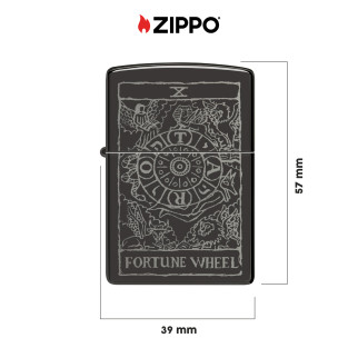 Accendino Zippo mod. 46138 Fortune Wheel Design