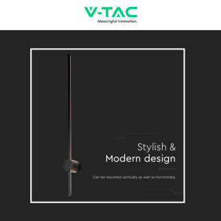 VT-11112 Lampada LED da Muro 12W SMD IP65 Colore Nero V-Tac