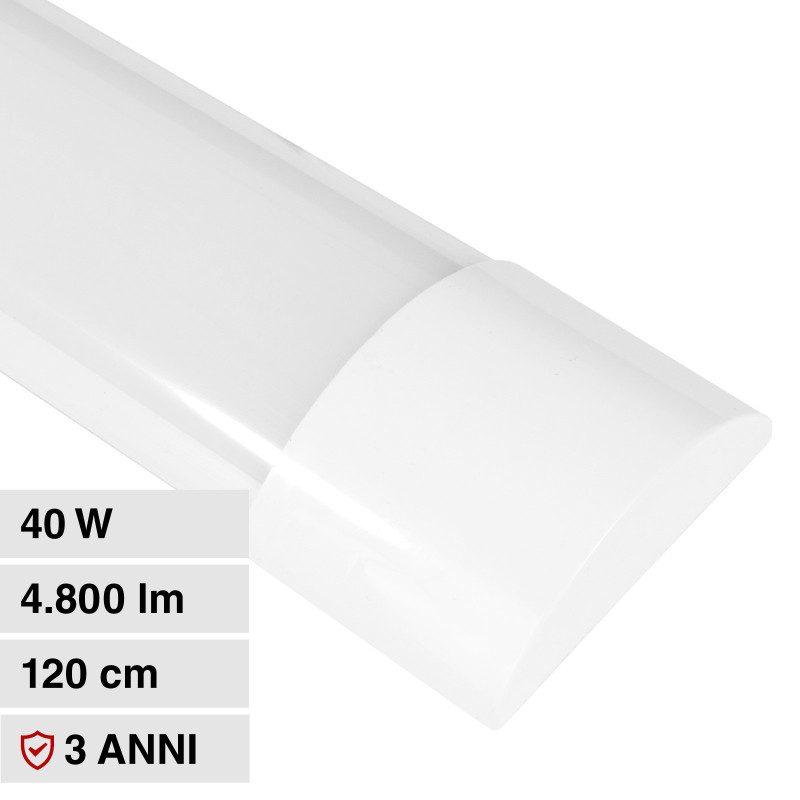 VT-8340 Tubo LED Prismatico Plafoniera SMD 40W 120cm V-Tac