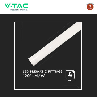 VT-8340 Tubo LED Prismatico Plafoniera SMD 40W 120cm V-Tac