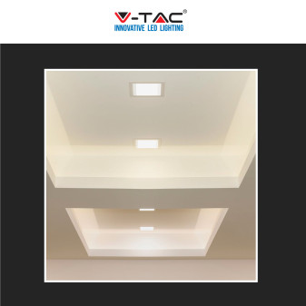 VT-1807-SQ Mini Pannello LED Quadrato 18W da Incasso V-Tac