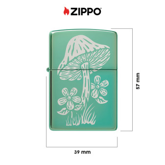 Accendino Zippo mod. 46178 Fantasia Mushroom Design