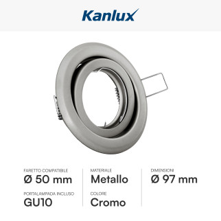 Kanlux ARGUS II CT-2115-C/M Portafaretto con Portalampada