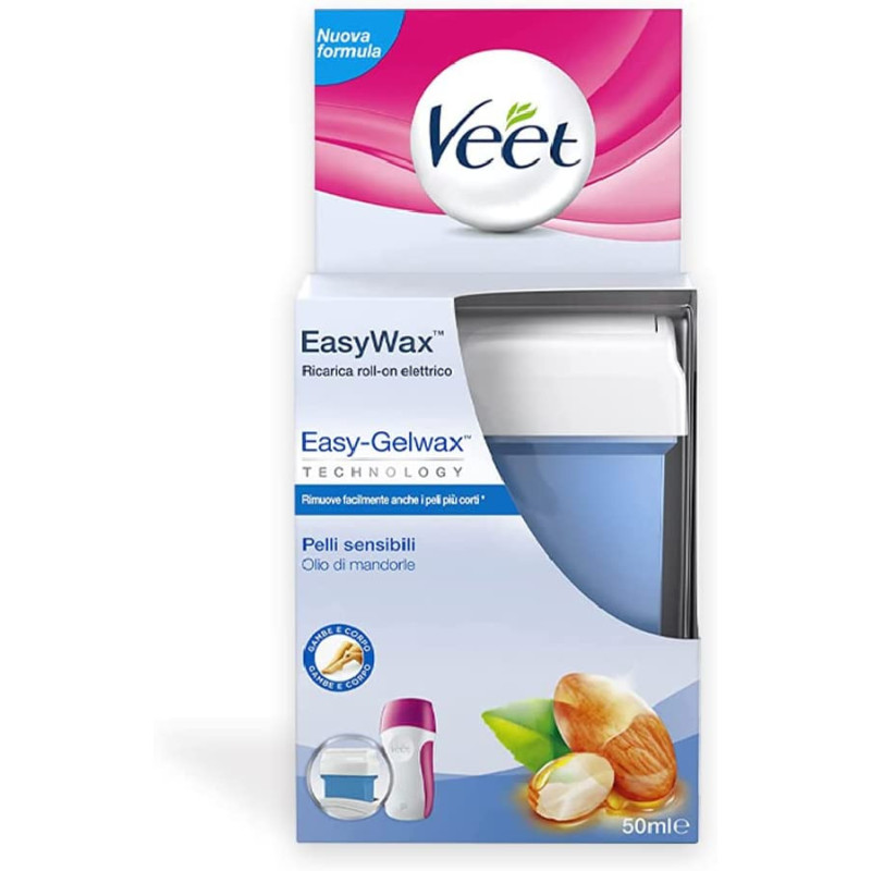 Ricarica Veet EasyWax Roll-On Gambe Corpo Pelli Sensibili