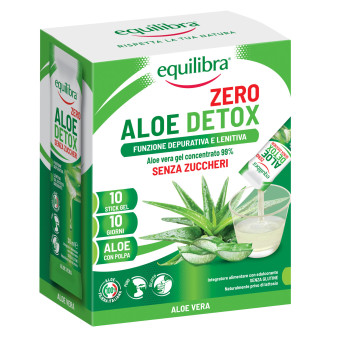 Equilibra Aloe Detox ZERO Integratore Depurativo - 10 sticks