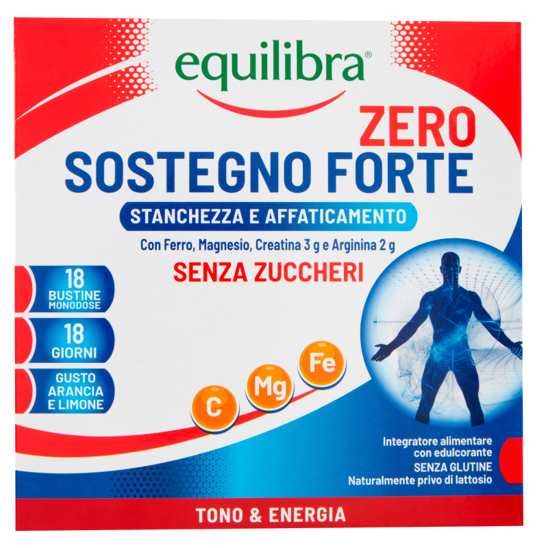 Equilibra Sostegno Forte Zero Integratore 18 Bustine
