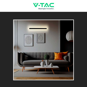 VT-1178 Lampada LED da Muro 23W IP65 CRI≥90 Nera V-Tac