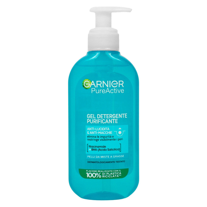 Garnier PureActive Gel Detergente Purificante Pelli Grasse 200ml