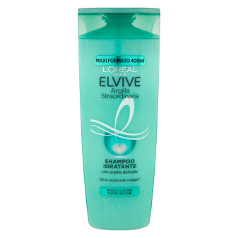 L'Oréal Paris Elvive Argilla Straordinaria Shampoo Idratante 72H 400ml