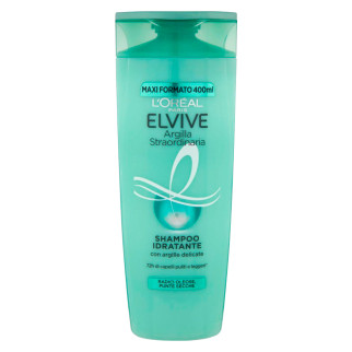 L'Oréal Paris Elvive Argilla Straordinaria Shampoo Idratante 72H 400ml