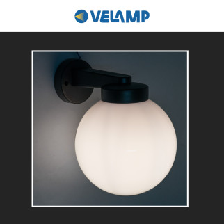 Portalampada da Giardino da Muro Applique a Sfera Velamp