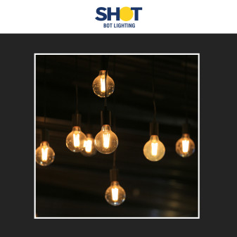Lampadina LED E27 8,5W Bulb A60 Filamento Bot Lighting Shot