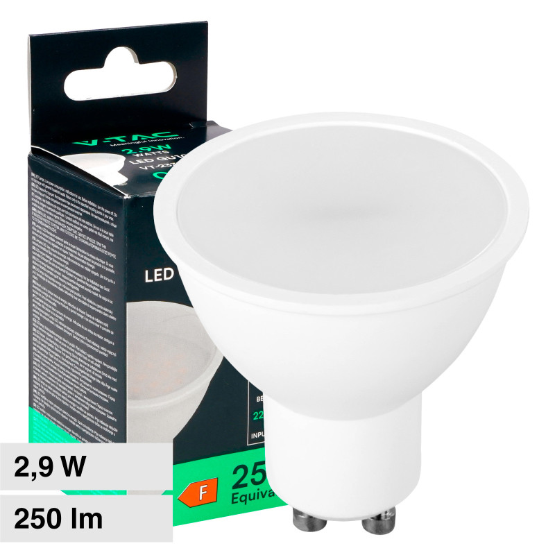 VT-2333 Lampadina LED GU10 2,9W Faretto Spotlight SMD V-Tac