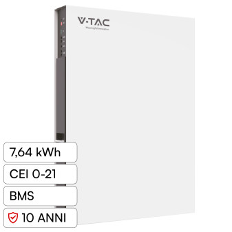 VT-48160 Batteria LiFePO4 7,64KWh per Impianti Solari CEI 0-21 V-Tac