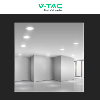 VT-61018 Mini Pannello LED Rotondo Slim 18W SMD da Incasso V-Tac