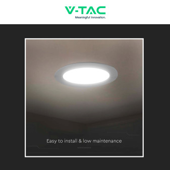 VT-61018 Mini Pannello LED Rotondo Slim 18W SMD da Incasso V-Tac