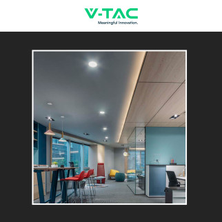 VT-61012 Mini Pannello LED Rotondo Slim 12W SMD da Incasso V-Tac