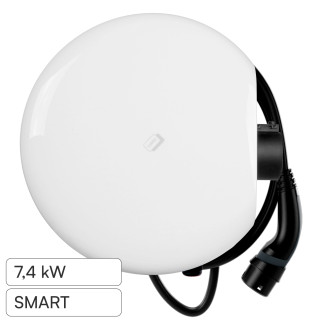 Wallbox 7,4kW Monofase Smart IP65 IK10 con Cavo Tipo 2 V-Tac