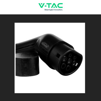 Wallbox 7,4kW Monofase Smart IP65 IK10 con Cavo Tipo 2 V-Tac