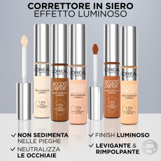 L'Oréal Paris Accord Parfait Correttore Illuminante Rimpolpante 3R