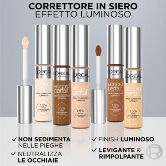 L'Oréal Paris Accord Parfait Correttore Illuminante Rimpolpante 6.5N