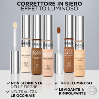 L'Oréal Paris Accord Parfait Correttore Illuminante Rimpolpante 6.5N