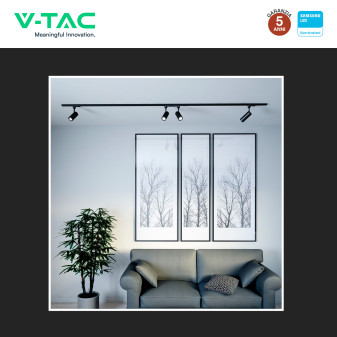 VT-407 Faretto LED da Binario7W Track Light COB Chip Samsung V-Tac