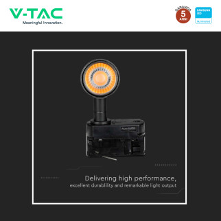 VT-407 Faretto LED da Binario7W Track Light COB Chip Samsung V-Tac