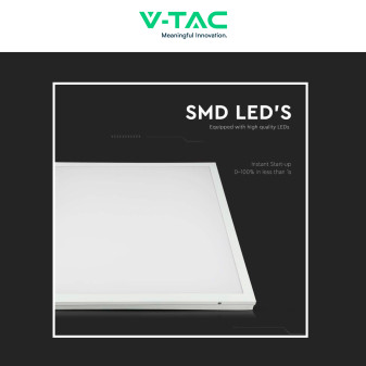 VT-6139 6 Pannelli LED Quadrati 60x60 36W SMD Driver V-Tac