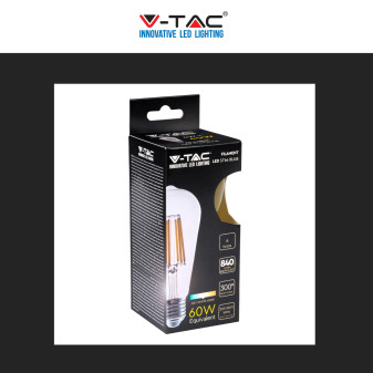VT-2364 Lampadina LED E27 4W Bulb ST64 Filament Vetro V-Tac