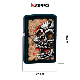 Accendino Zippo mod. 22H021 Skull Design