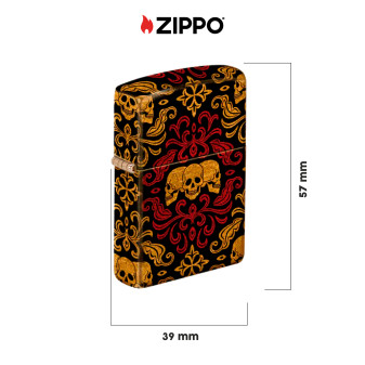 Accendino Zippo Premium mod. 22H012 Skull Design