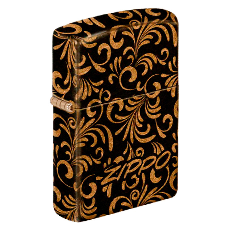 Accendino Zippo Premium mod. 22H013 Floral Pattern Design
