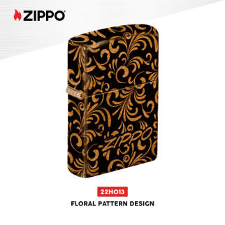 Accendino Zippo Premium mod. 22H013 Floral Pattern Design