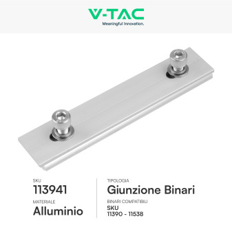 10 Giunzioni per Binari Pannelli Solari Fotovoltaici V-Tac