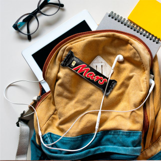 Snack con Malto e Caramello Ricoperto di Cioccolata Mars 32x 51g