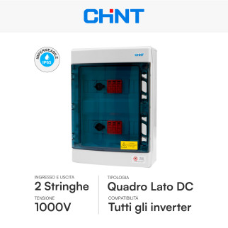 Quadro Lato DC 2 Stringhe 2 MPPT 1000V 32A Sezionatore Chint